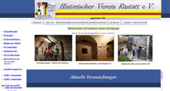 Desktop Screenshot of hist-ver-rastatt.de